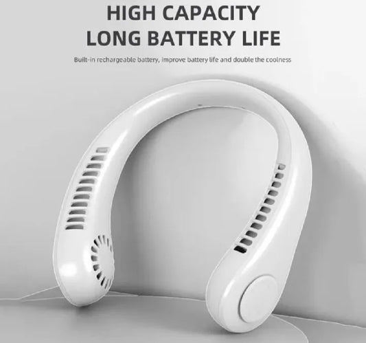 Vaneless Neck Hanging Fan | Hands-Free Portable Neck Fan