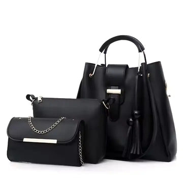3-Piece Casual Handbag Set for Women