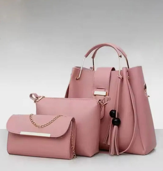 3-Piece Casual Handbag Set for Women