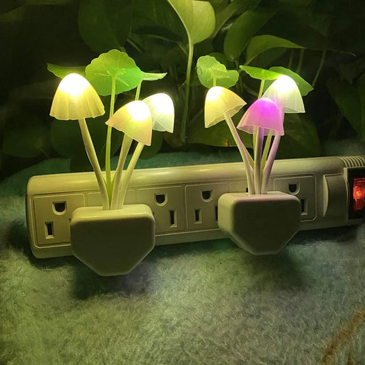 Automatic Sensor Light Night Color Changing | Mushroom Night Light Lamp with Sensor